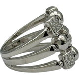 ブルガリ BVLGARI ルチアダイヤリング ホワイトゴールド 750 ジュエリー