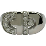 ブルガリ BVLGARI パレンテシダイヤリング ホワイトゴールド 750 ジュエリー