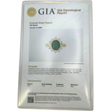 エメラルドリング ゴールド 750 エメラルド ジュエリー