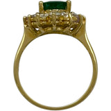 エメラルドリング ゴールド 750 エメラルド ジュエリー