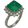 エメラルドリング プラチナ Pt900 エメラルド ジュエリー