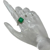 エメラルドリング プラチナ Pt900 エメラルド ジュエリー