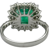 エメラルドリング プラチナ Pt900 エメラルド ジュエリー