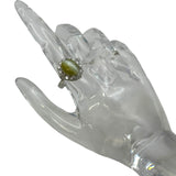 クリソベリルキャッツアイリング プラチナ Pt900 クリソベリル ジュエリー