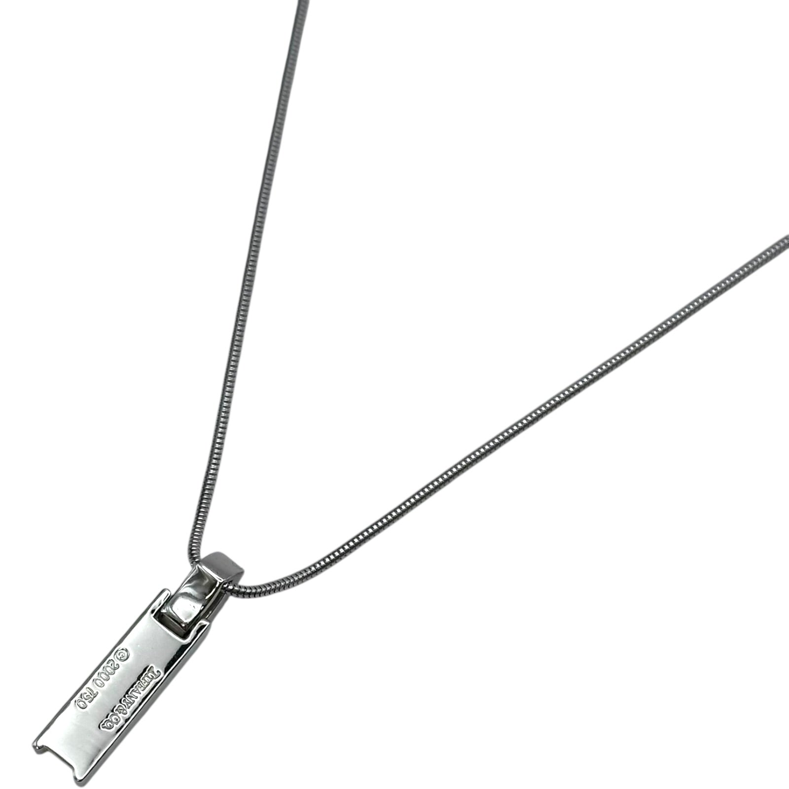 ティファニー TIFFANY＆CO アトラスバー ダイヤネックレス ホワイト