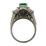 エメラルドリング プラチナ Pt900 ジュエリー