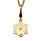 ブルガリ BVLGARI スノーフレークネックレス ゴールド 750 ダイヤモンド ジュエリー