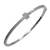 ティファニー TIFFANY＆CO Tトゥヒンジブレスレット ホワイトゴールド Au750 ダイヤモンド ジュエリー