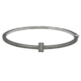 ティファニー TIFFANY＆CO Tトゥヒンジブレスレット ホワイトゴールド Au750 ダイヤモンド ジュエリー