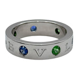 ブルガリ BVLGARI ローマンソルベリング ホワイトゴールド Au750 サファイア ジュエリー