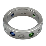 ブルガリ BVLGARI ローマンソルベリング ホワイトゴールド Au750 サファイア ジュエリー