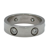 カルティエ Cartier ラブリング フルダイヤ ホワイトゴールド 750 ダイヤモンド ジュエリー