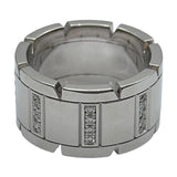 カルティエ Cartier タンクフランセーズダイヤリングLM ホワイトゴールド 750 ダイヤモンド ジュエリー