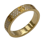 カルティエ Cartier ミニラブリング フルパヴェダイヤ ゴールド Au750 ジュエリー