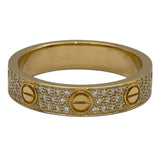 カルティエ Cartier ミニラブリング フルパヴェダイヤ ゴールド Au750 ジュエリー
