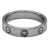 カルティエ Cartier ミニラブリング1Pダイヤ ホワイトゴールド 750 ダイヤモンド ジュエリー