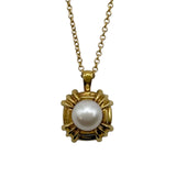 ティファニー TIFFANY＆CO シグネチャーパールネックレス ゴールド 750 ジュエリー