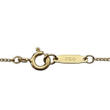 ティファニー TIFFANY＆CO オープンハートネックレス ゴールド 750 ジュエリー