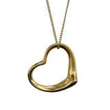 ティファニー TIFFANY＆CO オープンハートネックレス ゴールド 750 ジュエリー