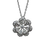 ショパール Chopard レースミニフルフルプレシャスネックレス ホワイトゴールド Au750 ジュエリー