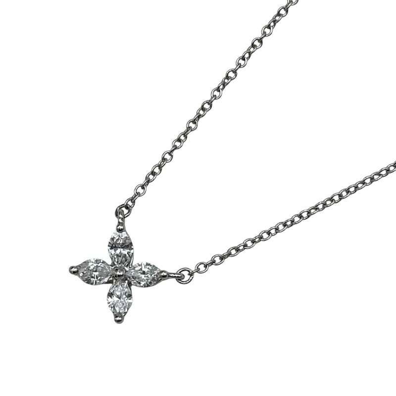Tiffany & Co. ダイヤモンド バーネックレス プラチナ ティファニー TIFFANY＆CO ヴィクトリアダイヤネックレス プラチナ