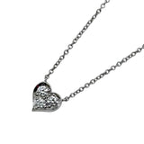 ティファニー TIFFANY＆CO センチメンタルハートダイヤネックレス プラチナ Pt950 ジュエリー
