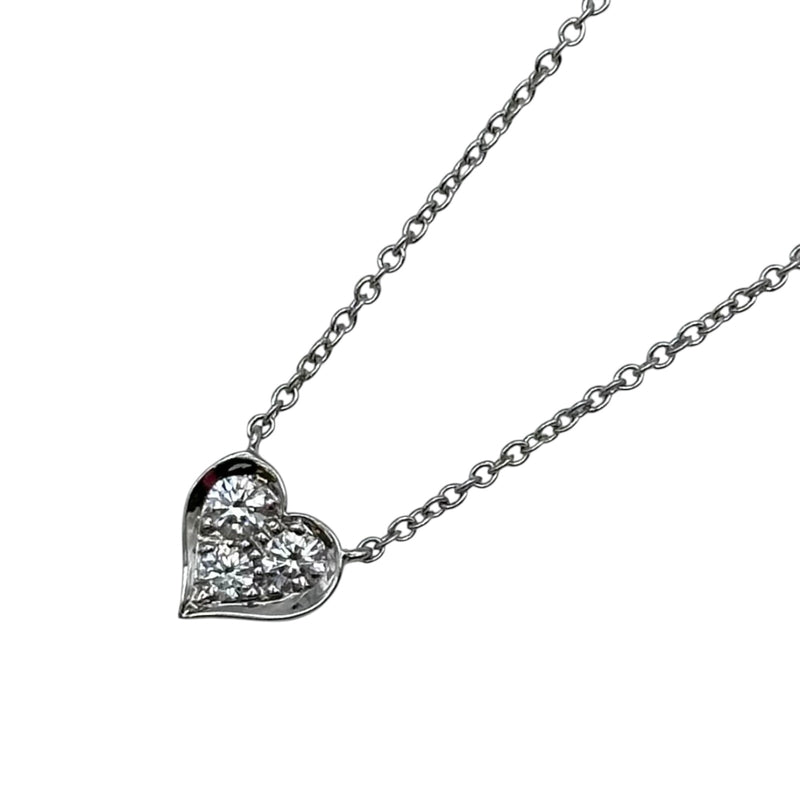 ティファニー TIFFANY＆CO センチメンタルハートダイヤネックレス