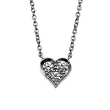 ティファニー TIFFANY＆CO センチメンタルハートダイヤネックレス プラチナ Pt950 ジュエリー