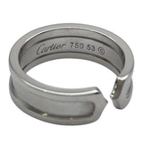 カルティエ Cartier C2リングSM ホワイトゴールド 750 ジュエリー