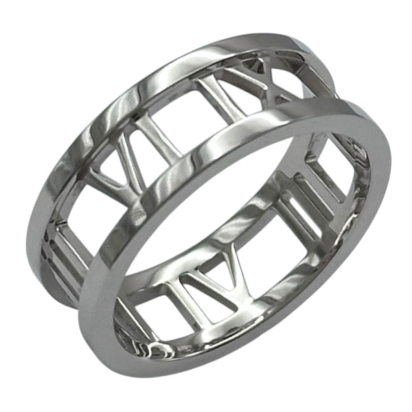 ティファニー TIFFANY＆CO オープンアトラスリング ホワイトゴールド