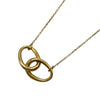 ティファニー TIFFANY＆CO ダブルループネックレス ゴールド 18K ジュエリー