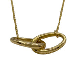 ティファニー TIFFANY＆CO ダブルループネックレス ゴールド 18K ジュエリー