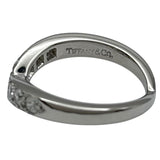 ティファニー TIFFANY＆CO Vバンドリング プラチナ Pt950 ジュエリー