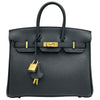 エルメス HERMES バーキン25 K刻印 ブラック ゴールド金具 トゴ レディース ハンドバッグ