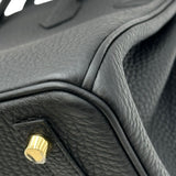 エルメス HERMES バーキン25 K刻印 ブラック ゴールド金具 トゴ レディース ハンドバッグ