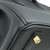 エルメス HERMES バーキン25 K刻印 ブラック ゴールド金具 トゴ レディース ハンドバッグ