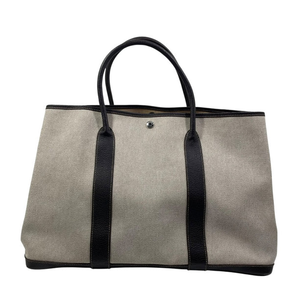 エルメス HERMES ガーデンパーティGM □I刻印 ベージュ/ブラウン