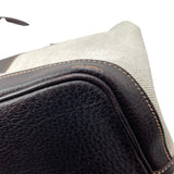 エルメス HERMES ガーデンパーティGM □I刻印 ベージュ/ブラウン トワル・ブッフル メンズ ハンドバッグ