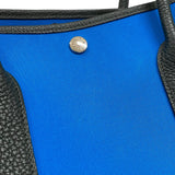 エルメス HERMES ガーデンパーティPM A刻 ブルー×ヴェールフォンセ トワル ネゴンダ ユニセックス トートバッグ