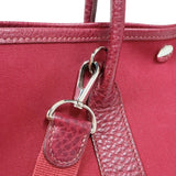 エルメス HERMES ガーデンパーティTPM □I刻印　(2005年製) ルビー・ルージュアッシュ　シルバー金具 トワル・ブッフル レディース トートバッグ