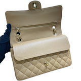 シャネル CHANEL マトラッセ25 A01112 11番台 キャメル ゴールド金具 キャビアスキン レディース ショルダーバッグ