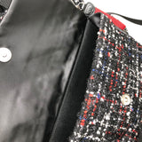 シャネル CHANEL マトラッセ　バッグパック ブラック ツイード レディース リュック・デイパック