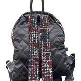 シャネル CHANEL マトラッセ　バッグパック ブラック ツイード レディース リュック・デイパック