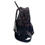 シャネル CHANEL マトラッセ　バッグパック ブラック ツイード レディース リュック・デイパック