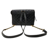 シャネル CHANEL マトラッセ30 バックパック ブラック ゴールド金具 ラムスキン レディース リュック・デイパック