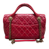シャネル CHANEL マトラッセ フラップバッグ A67800 レッド エイジドカーフ レディース ハンドバッグ