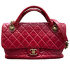 シャネル CHANEL マトラッセ フラップバッグ A67800 レッド エイジドカーフ レディース ハンドバッグ