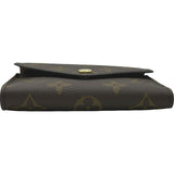 ルイ・ヴィトン LOUIS VUITTON ポルトフォイユ・ヴィクトリーヌ M62472 ブラウン モノグラム レディース 三つ折り財布