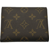 ルイ・ヴィトン LOUIS VUITTON ポルトフォイユ・ヴィクトリーヌ M62472 ブラウン モノグラム レディース 三つ折り財布