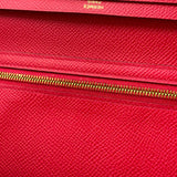 エルメス HERMES ベアンスフレ D刻 ローズエクストリーム ゴールド金具 エプソン レディース 長財布